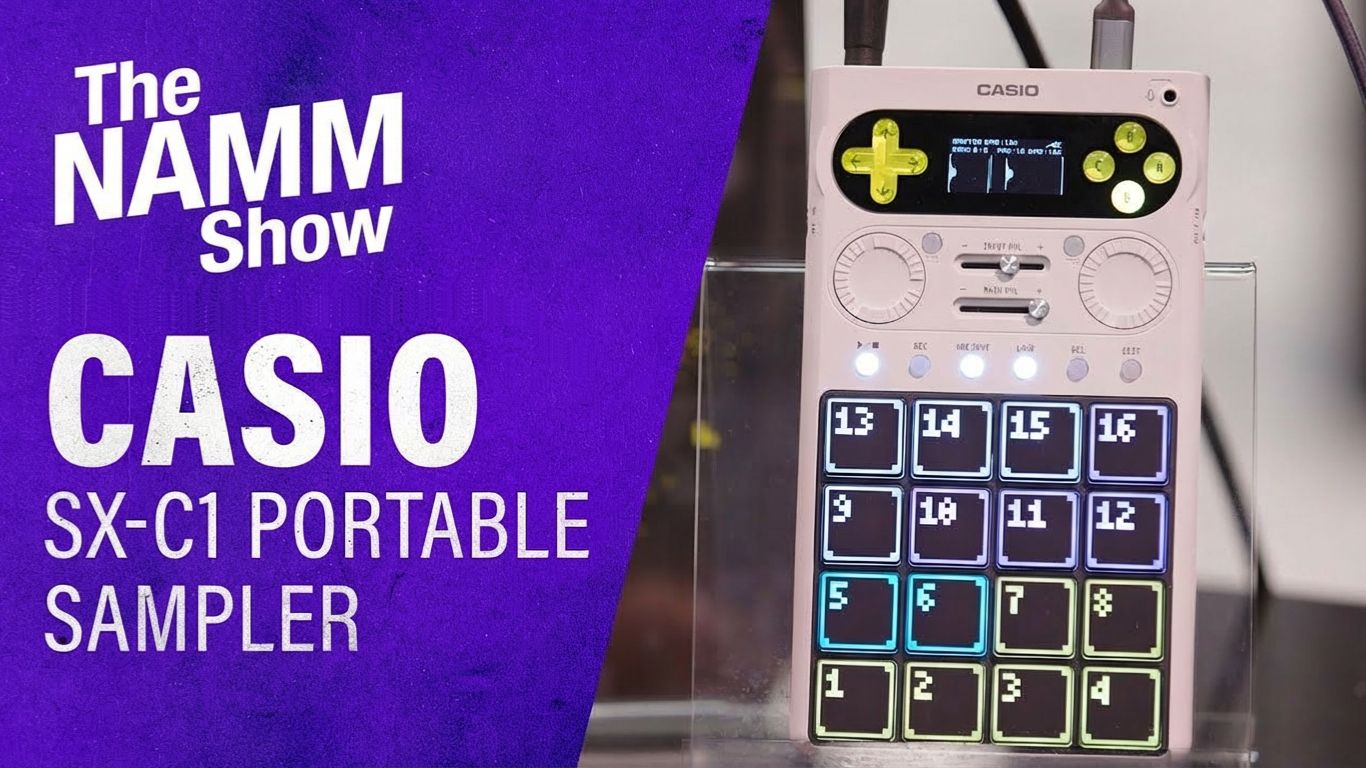 Casio SX-C1: Portable Standalone Sampler Overview | NAMM 2026 смотреть онлайн