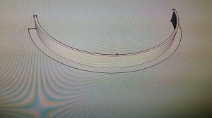 макет радиусного отлива