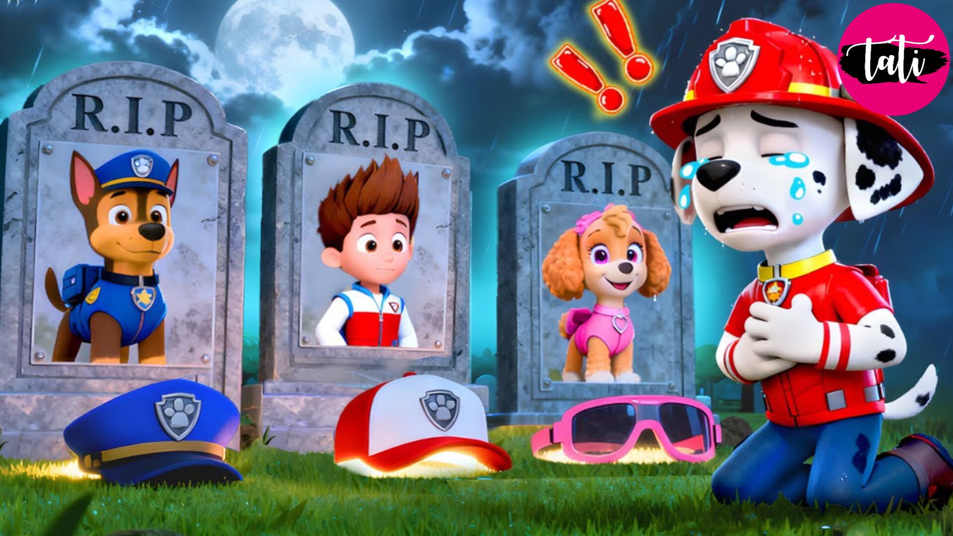 Щенячий патруль и Маршалл. Залипательное видео. Мультфильм для детей и малышей. Анимация 125 смотреть онлайн