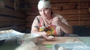 24-01-2026. Жизнь в деревне.Настряпала вареники с картошкой,творогом.