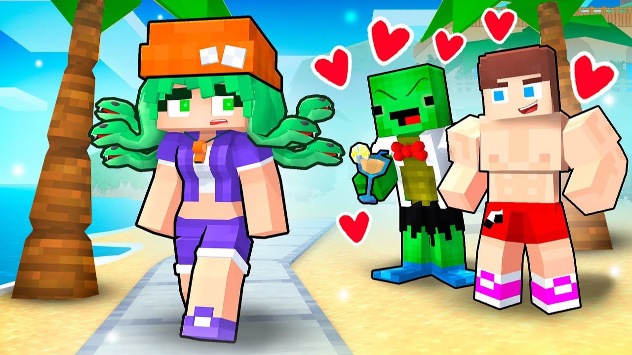 Джей Джей и Майки влюбляются в АЙВИ - Анимация для Майнкрафта смотреть онлайн