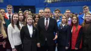 Илья Середюк поздравил кузбассовцев с Днём студента