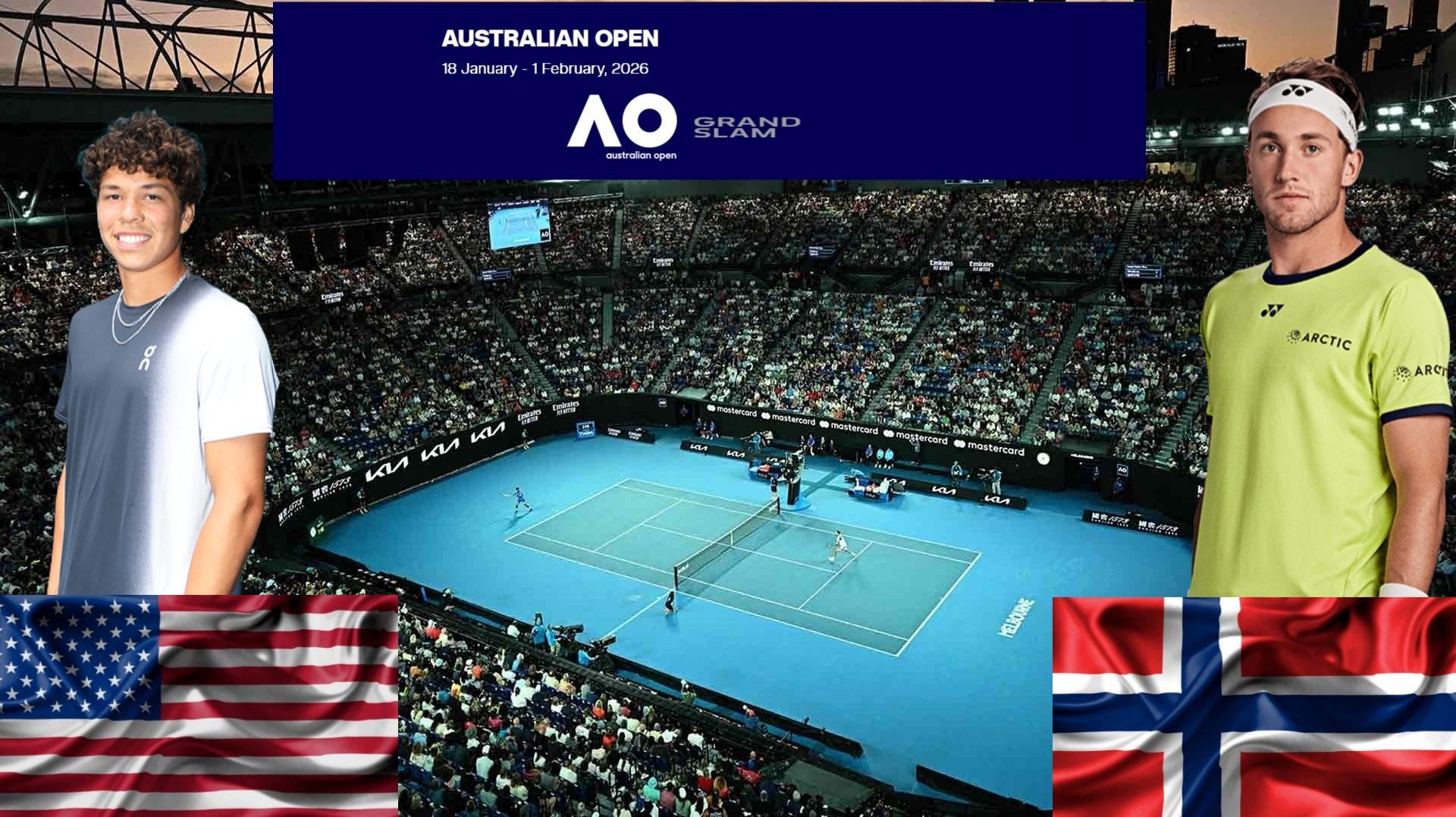 Бэн Шелтон - Каспер Рууд смотреть онлайн