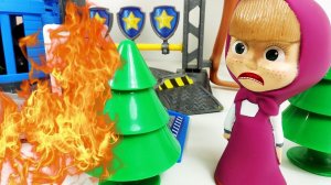 МАША И МИШКА - Не играйся со СПИЧКАМИ - Развивающие Мультики для малышей с Игрушками Маша и Медведь