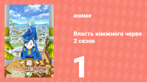 Власть книжного червя 2 сезон 1 серия «Подмастерье жрицы» (аниме-сериал, 2020)