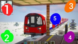 Метро метросонежа, обзор метро в майнкрафте.