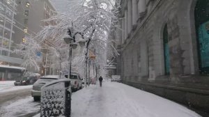 ❄️❄️❄️ СИЛЬНЫЙ СНЕГОПАД в Канаде!!! Центр Ванкувера.