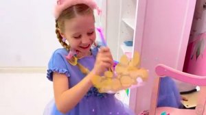 Настя и папа показывают как делать слайм [get.gt]