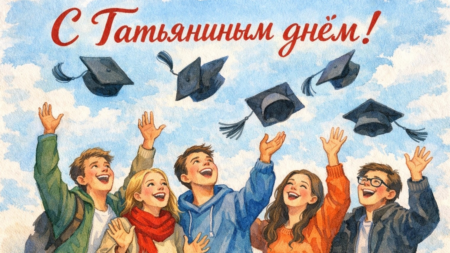 Поздравление С Днём Татьяны для любимой жены 25 января смотреть онлайн