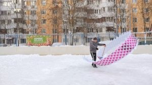 Фитнес с 6-ти метровой лентой Дракона на верёвке (2)