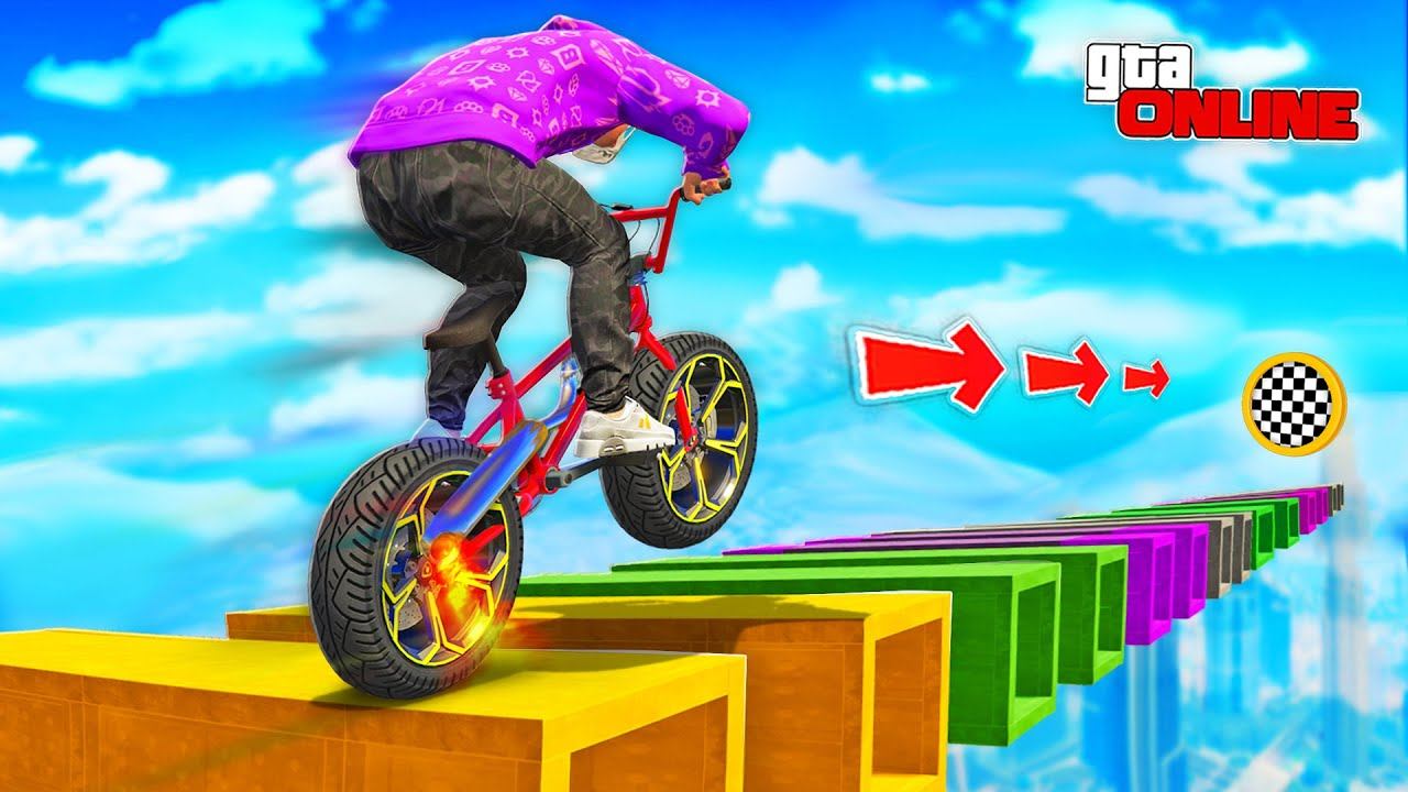 КАК ДАЛЕКО ЧИТЕРСКИЙ ТУРБО-BMX СМОЖЕТ ПРОЕХАТЬ ПО СЛОМАННОЙ ДОРОГЕ? ЭКСПЕРИМЕНТЫ ГТА 5 смотреть онлайн