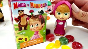 МАША и Медведь  Три Кота Ми-Ми-Мишки Киндеры Сюрпризы Игрушки и Конфеты в Коробочке Свит Бокс Kinder