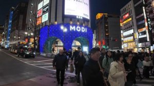 Виртуальная прогулка по Сибуе как прекрасен вечерний Токио 🌆✨