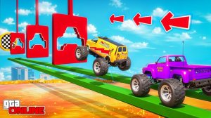 СКИЛЛ-ТЕСТ НА МАЛЕНЬКИХ МАШИНКАХ НА ПУЛЬТЕ! БИТВА ЗА АРБУЗ | ПАРКУР В ГТА 5 ОНЛАЙН