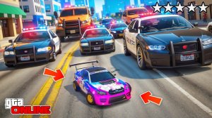 УГНАЛ ОТ КОПОВ НА МАЛЕНЬКОЙ МАШИНКЕ В ГТА 5 ОНЛАЙН! АВТОУГОНЩИК ПРОТИВ КОПОВ В GTA 5