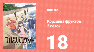 Корзинка фруктов 2 сезон 18 серия (аниме-сериал, 2020)