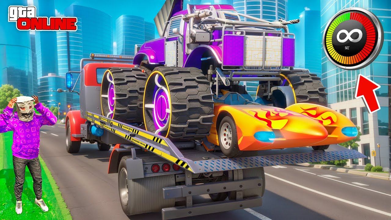 УГНАЛИ ЗА БЕСКОНЕЧНОЕ ВРЕМЯ САМЫЕ РЕДКИЕ ТАЧКИ! БИТВА ЭВАКУАТОРОВ В ГТА 5 ОНЛАЙН | НАШЕЛ 3 ТАЧКИ смотреть онлайн