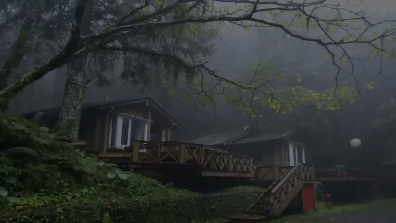 Шум Дождя в деревне по старой крыше смотреть онлайн