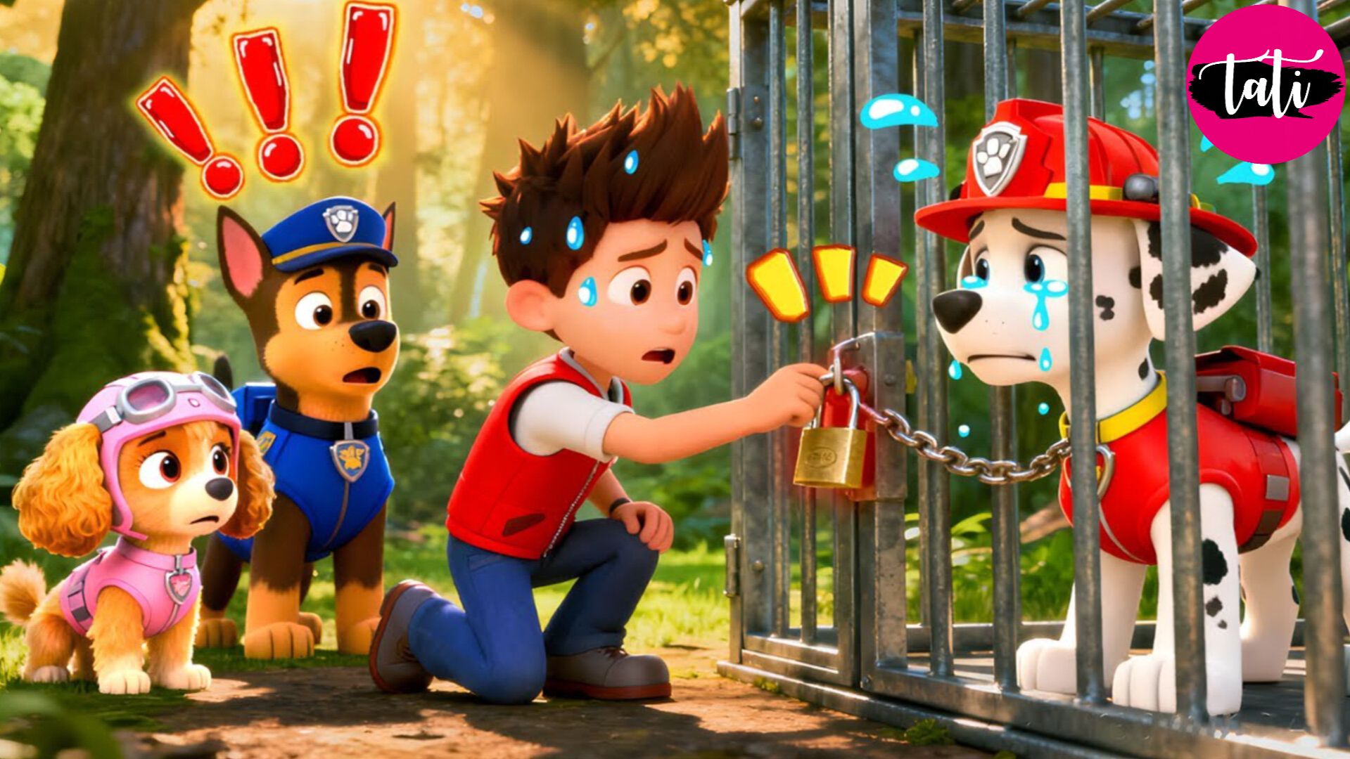 Щенячий патруль и Маршалл. Залипательное видео. Мультфильм для детей и малышей. Анимация 119 смотреть онлайн