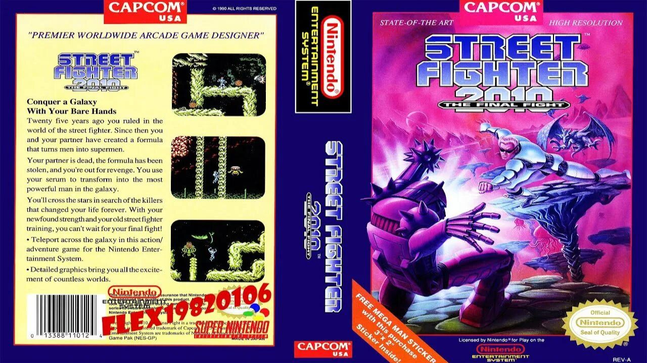 Street Fighter 2010 The Final Fight (NES) смотреть онлайн