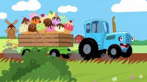 Синий трактор По полям | Мультик и песенки для детей | Синий Трактор песенки для малышей