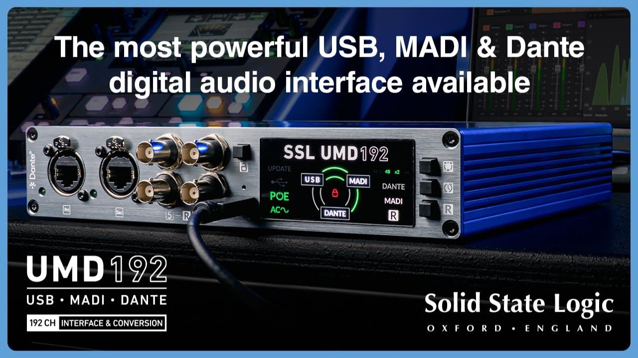 Solid State Logic UMD192: Most Powerful MADI and Dante Digital Audio Interface смотреть онлайн