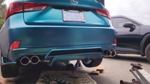2017 Lexus IS200T Remark Axle Back Install