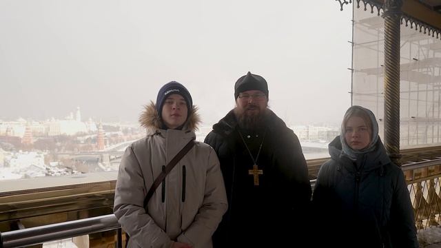 Приветствие с Рождественских чтений председателя отдела по делам молодёжи протоиерея Сергия Черняева смотреть онлайн