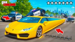 УГНАЛ САМУЮ ДЛИННУЮ ЛАМБУ У КОПОВ В ГТА 5 ОНЛАЙН! АВТОУГОНЩИК ПРОТИВ КОПОВ | СОБРАЛ ВСЕ ЛИМУЗИНЫ