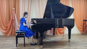 Гизатулина Оливия, ДМШ №57, г.Прокопьевск, Д.Чимароза Сонатина g-moll Iчасть