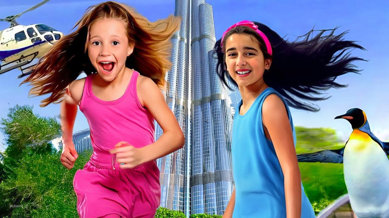 Настя и Ева проводят лето в Дубае смотреть онлайн