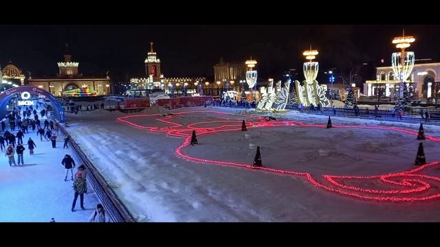 Москва . Прогулка по ВДНХ 24.01.2026 смотреть онлайн