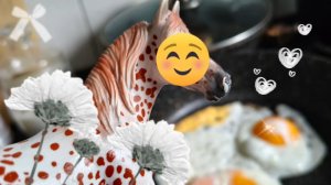 лошади шляйх и колеккта готовят на кухне! сгорела яичнется?🍳🥚😅