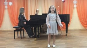 Кашкарова Милана, ДМШ №57, г.Прокопьевск,  муз.С.Мацюшевича сл.С.Степановой-Сказка "Кот и лисица"