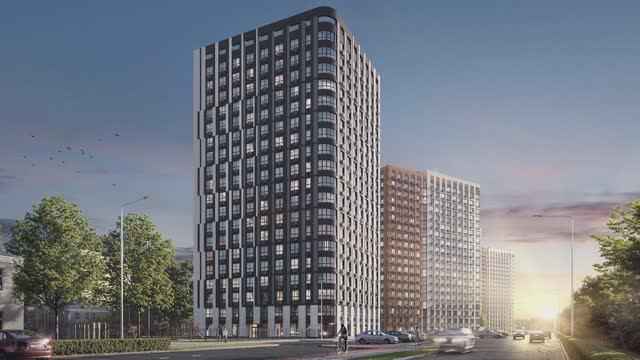 Дворы новостроек || ЖК Сормово Парк, 1 и 2 дом. СЗ Генстрой || Сормовский р-он, ул. Коперника, 7 и 8 смотреть онлайн