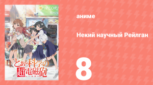 Некий научный Рейлган 1 сезон 8 серия (аниме-сериал, 2008)