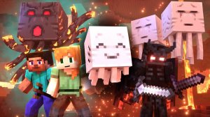 Непростой союз - Легенды Алекса и Стива  - Анимация для Майнкрафта