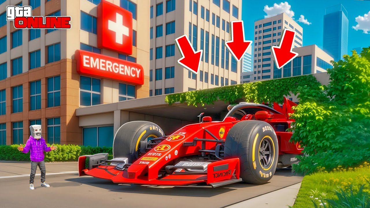 НАШЕЛ ГИГАНТСКУЮ ФОРМУЛУ-1 В ГОРОДЕ! ПРЯЧЬ & ИЩИ В ГТА 5 ОНЛАЙН | ЖЕСТКИЕ ПРЯТКИ смотреть онлайн