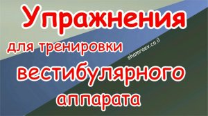 Упражнения для тренировки вестибулярного аппарата больных рассеянным склерозом (2025)