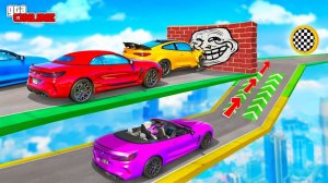 ЗАПУСТИЛИ ТРОЛЛИНГ СКИЛЛ-ТЕСТ! НАЙДИ ПРАВИЛЬНЫЙ ПУТЬ | ПАРКУР В ГТА 5 ОНЛАЙН