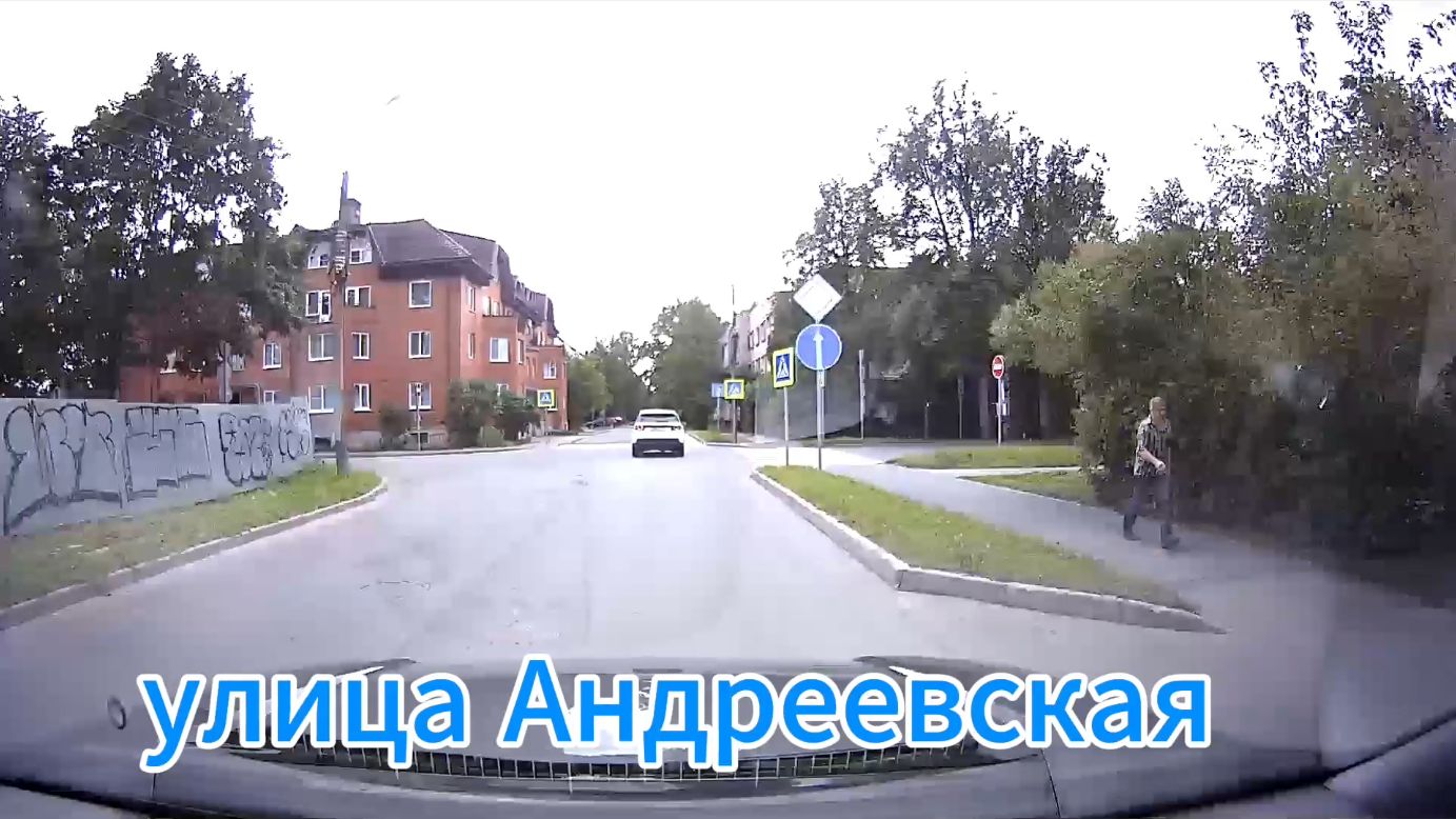 ул. Андреевская из окна авто Великий Новгород смотреть онлайн