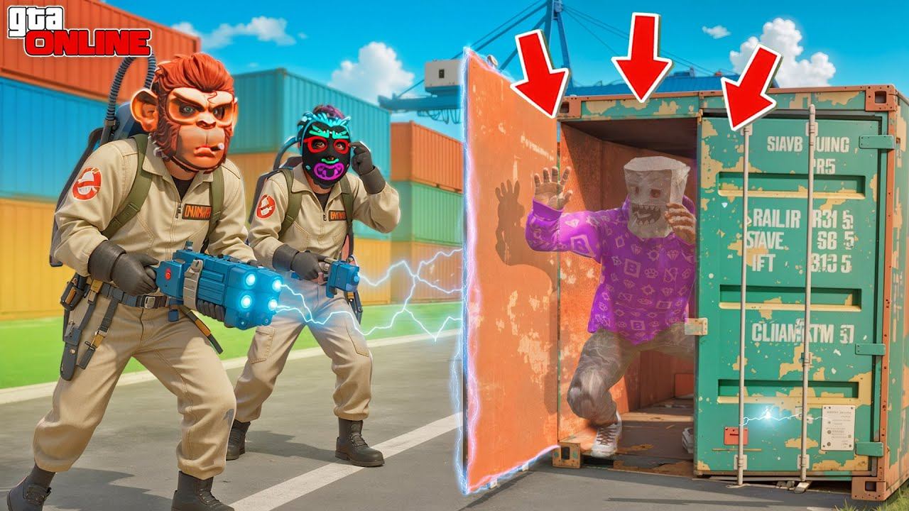 МЕНЯ НАШЛИ! Я СТАЛ НЕВИДИМКОЙ - ОХОТНИКИ ЗА ПРИВЕДЕНИЯМИ В ГТА 5 ОНЛАЙН | ПОЙМАЙ ЕСЛИ СМОЖЕШЬ GTA 5 смотреть онлайн