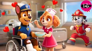 Щенячий патруль и Маршалл. Залипательное видео. Мультфильм для детей и малышей. Анимация 123