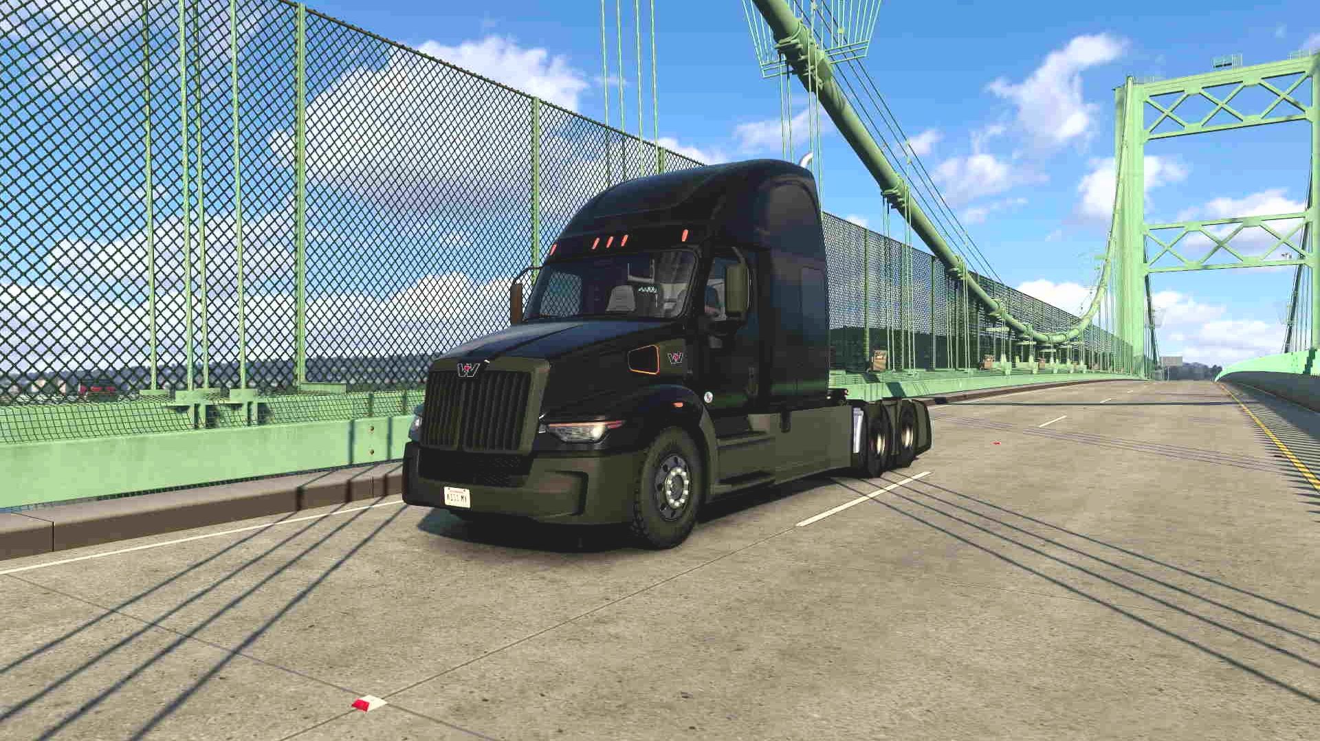 Альфонс за рулем грузовика - American truck simulator - 041 - на руле MOZA R5 смотреть онлайн