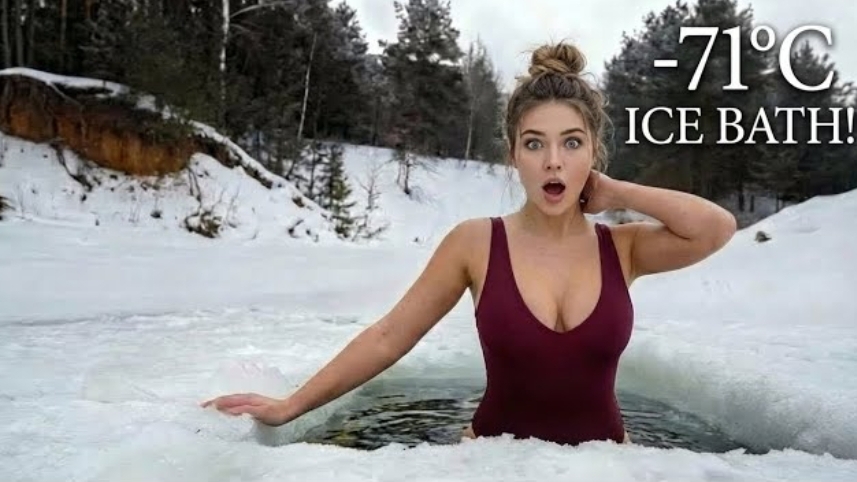 Я выживаю в Арктике, купаюсь в проруби , кемпинг, белые медведи и приготовление пищи. AI видео. смотреть онлайн