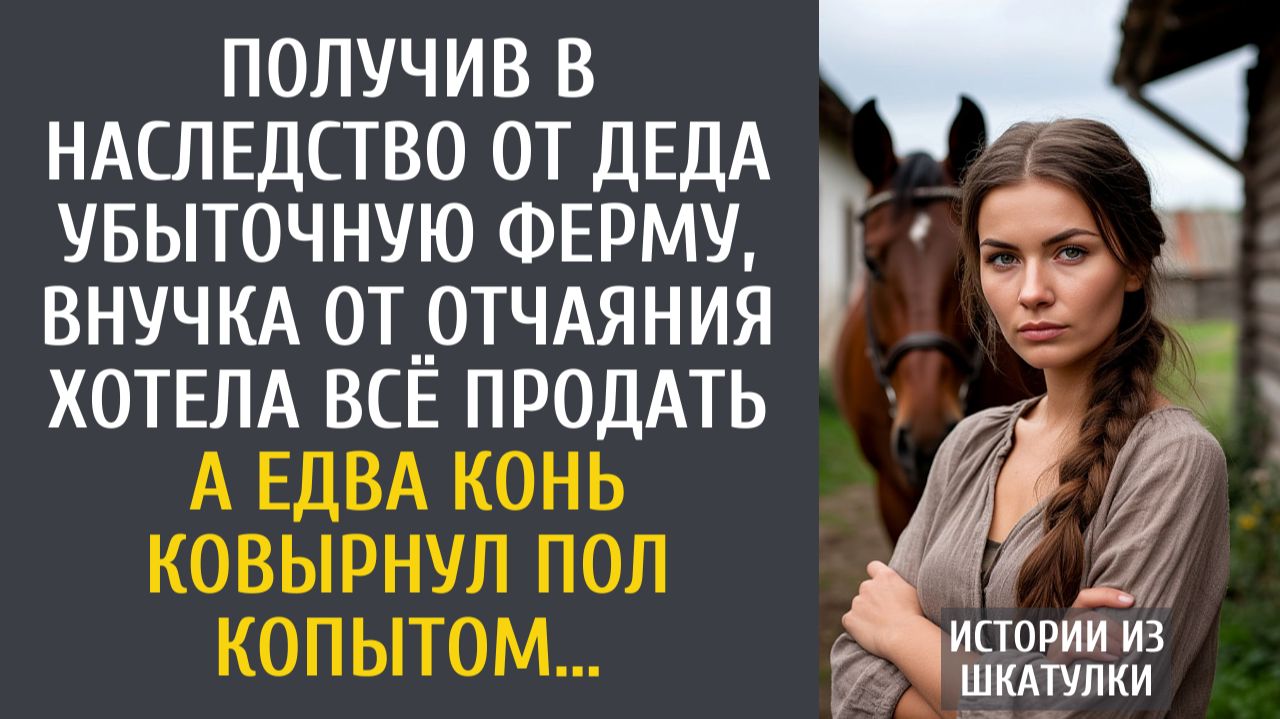Истории из жизни: получив в наследство от деда убыточную ферму, внучка с отчаяния хотела всё продать смотреть онлайн