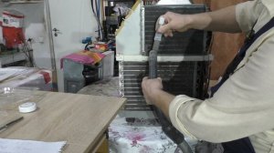 Очищаем теплообменники кондиционера #热交换器的清洗 #cleaning of heat exchangers