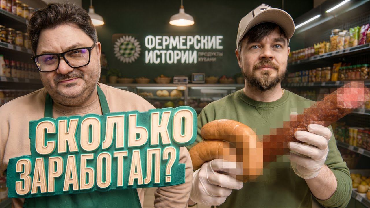 Открыли фермерский магазин — честные цифры, прибыль и ошибки за 2 месяца! смотреть онлайн