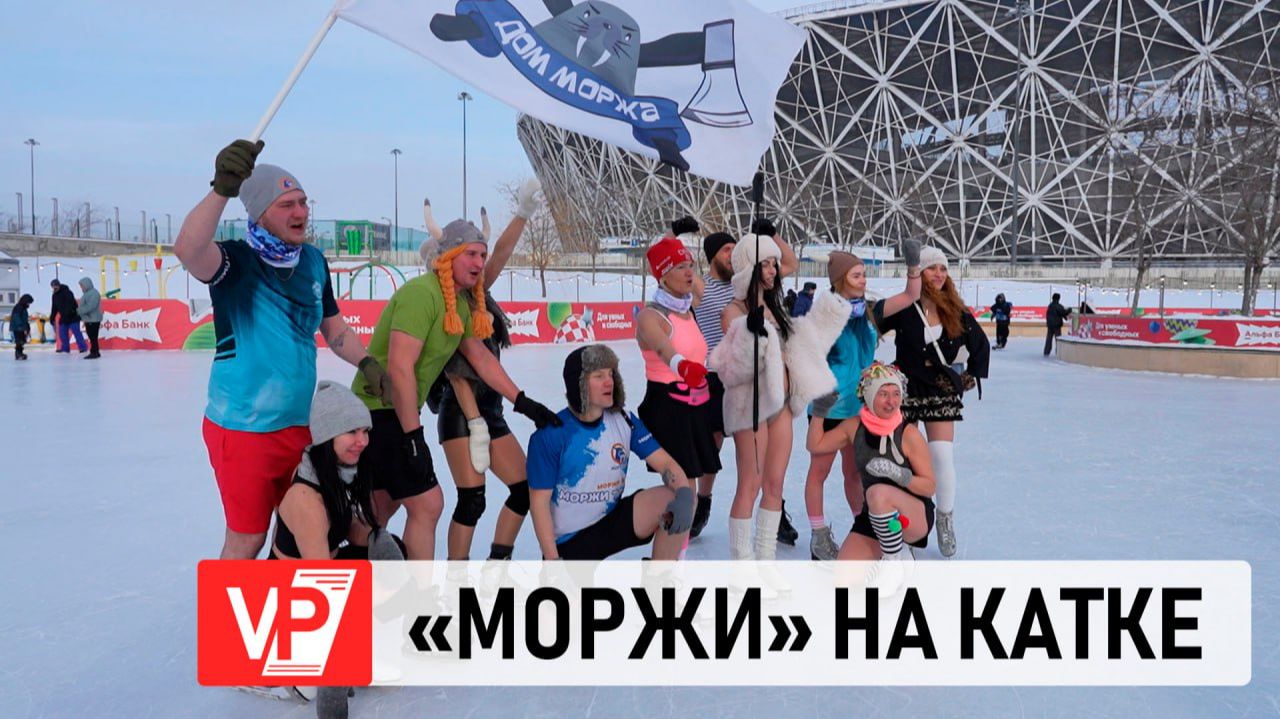 НА КАТОК ЦПКИО В ВОЛГОГРАДЕ ВЫШЛИ «МОРЖИ» смотреть онлайн