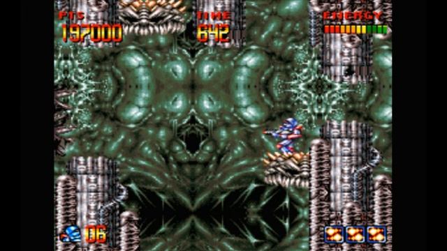 Super Nintendo (Snes) 16-bit Super Turrican Stage 4-3 Прохождение смотреть онлайн
